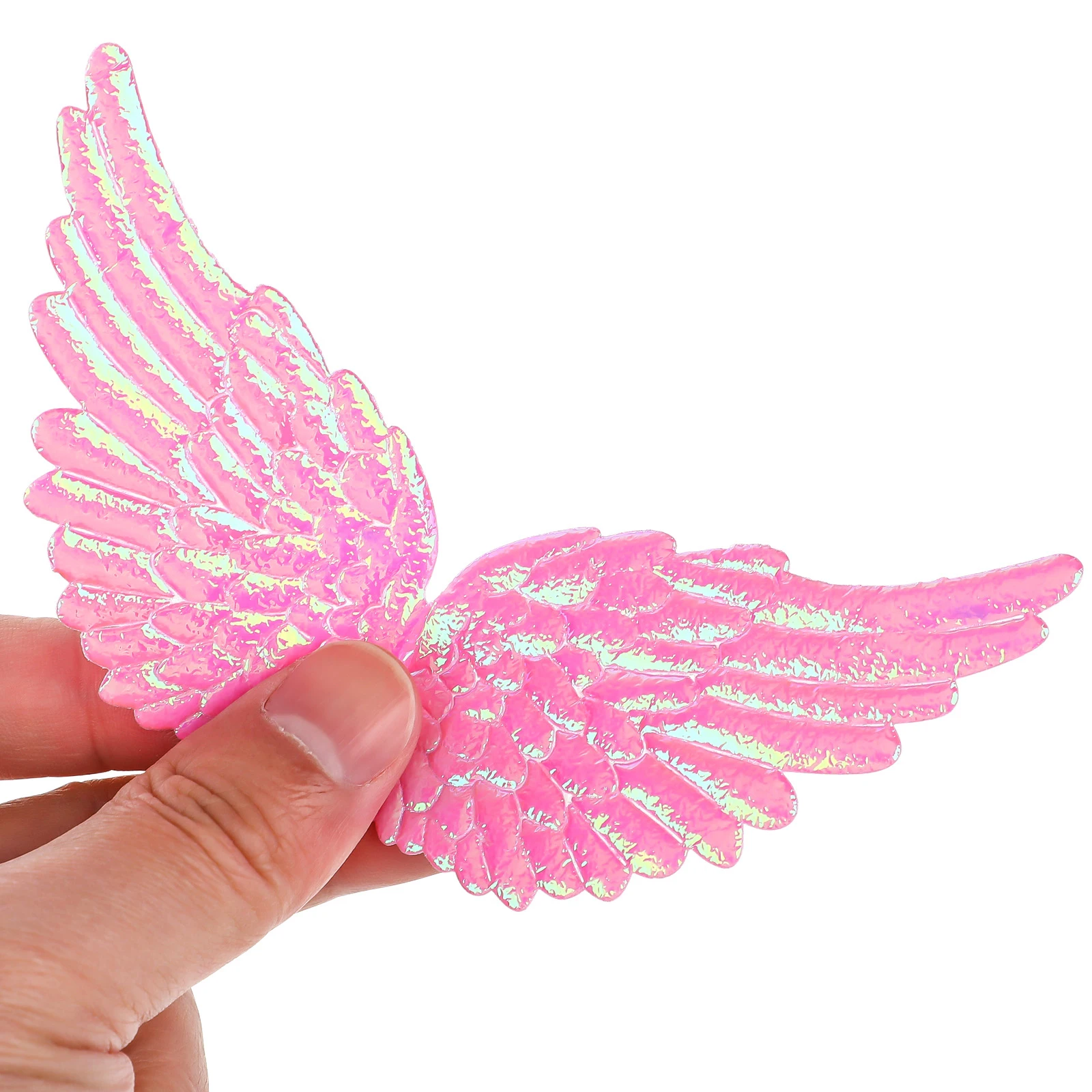 

12 pcs Wings Decoration Mini Fabric DIY Accessories for Wings For Craft Projects Clothes Jean Bag Craft Projects Elastic Band