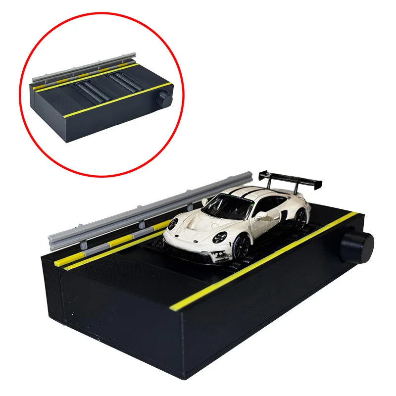 1PCS For 1/64 Scale Car Model Dynamometer Type-C Interface Dynometer Speed/Wheelbase Adjustable Desktop Race Track Accessories