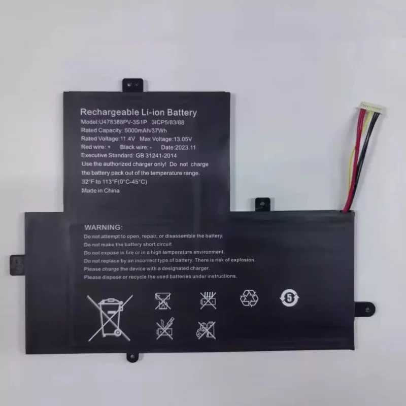 Suitable for Gateway GWGWTN156-12Bl, GWTN156-12BK, GWTN1 U478388PV-3S1P batteries