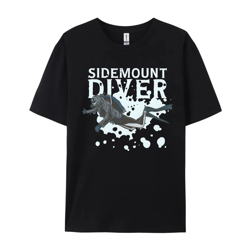 Protect The Ocean Diver Person T-Shirt Diving In The Ocean Casual Summer Tops Shirt For Men Retro Cosie Sweatshirts Top Quality