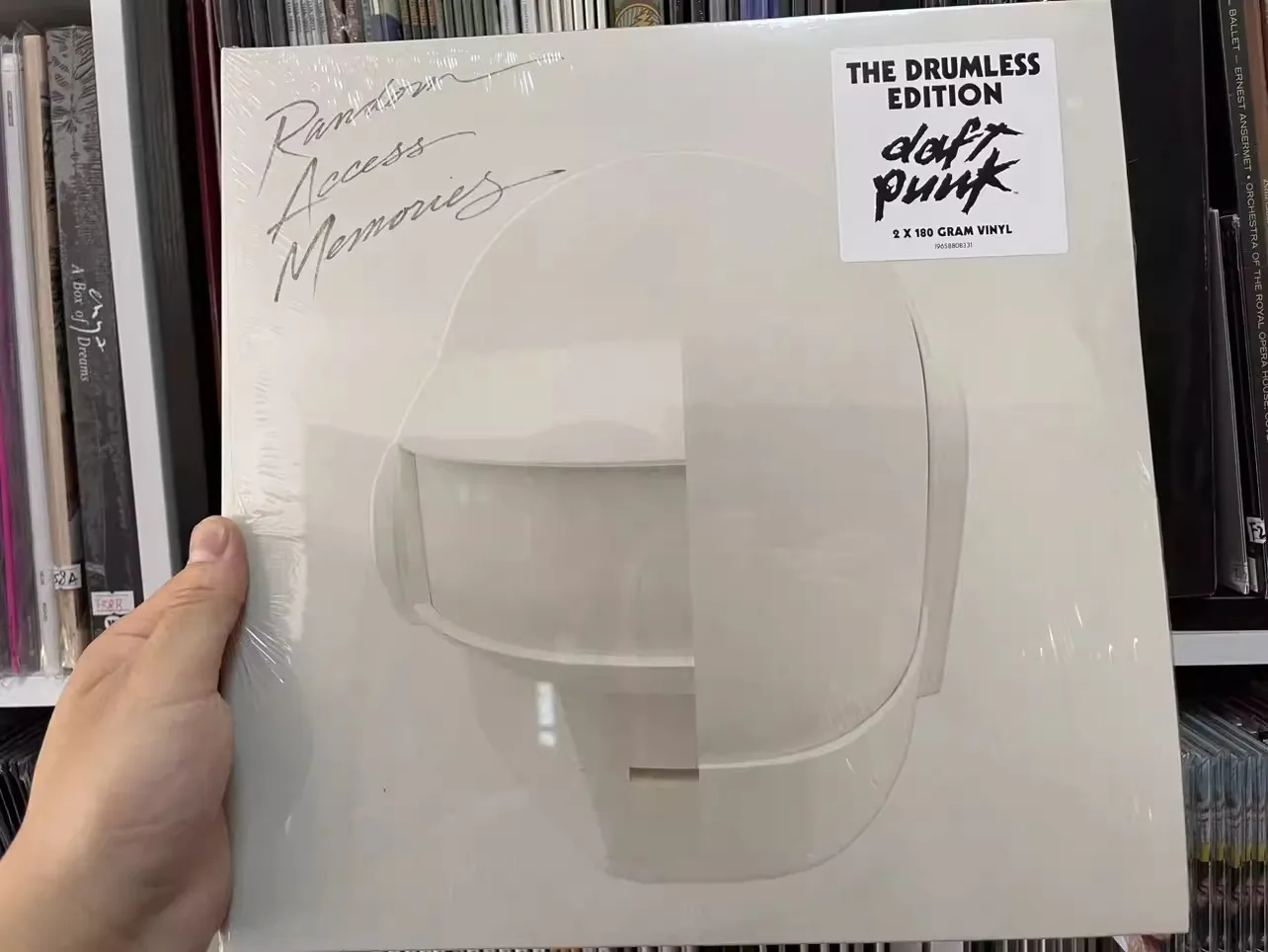 

DJ Daft Punk Music Vinyl LP Random Access Memories（Drumless Edition ）Album 2pcs Music Record Cosplay 12 Inch Long Playing Record