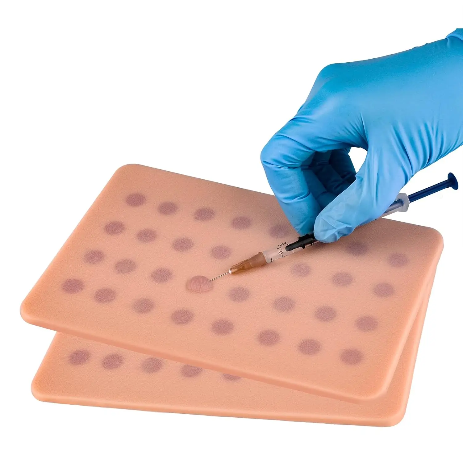Ultrassist Intradermal Injection Pads 32 Injection Spots Simulate Skin Wheal Bleb Blisters for Medical Student Reuse Practice
