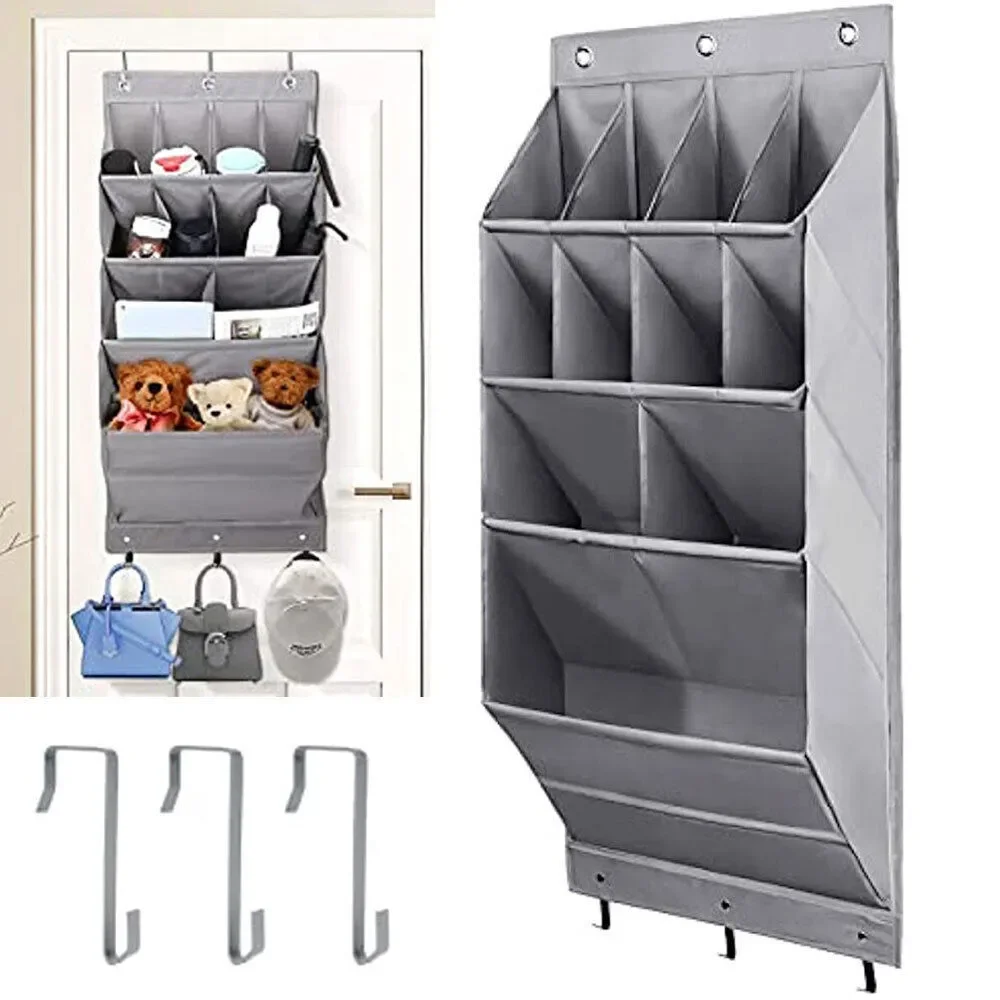 11 Pockets Shoes Organizer Rack Hanging Organizers Space Saver Hanging Over The Door Behind Closet Organizer Storage Hanger Bags