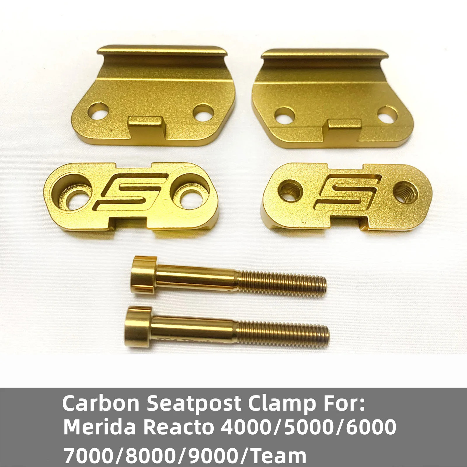 

Carbon Seatpost Clamp for Merid Bikes 7*7 / 7*9mm Carbon Saddle Rail Parts Clamp Suitable For Reacto Team Carbon Road Bike