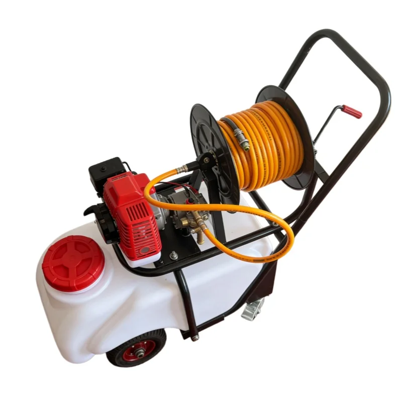 High Productivity 50L Wheeled High-Pressure Sprayer Electric Two-Stroke Pump New Knapsack Mist Sprayer
