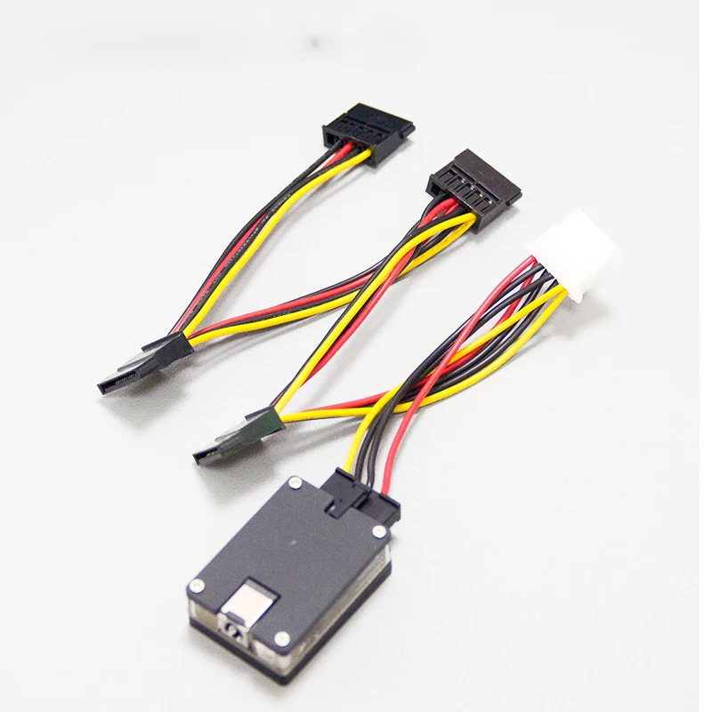 DC5525 to SATA Hard Drive Power Supply Cable DC 12V To 4Pin Molex HDD Cable Step-down Voltage Regulator SSD HDD IDE power supply