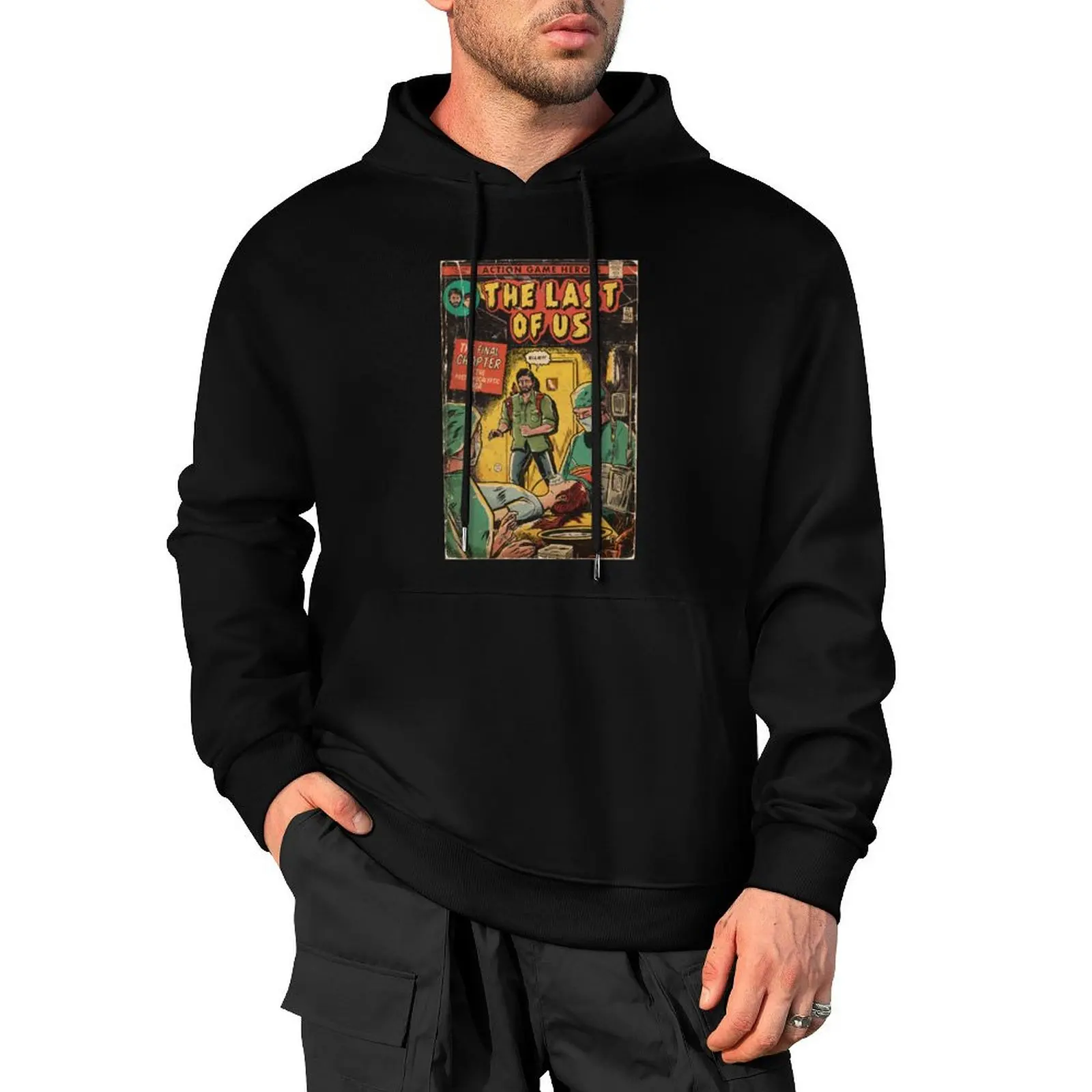 

The Last of Us - Ending comic cover fan art Pullover Hoodie clothes for men autumn autumn clothes anime hoodie