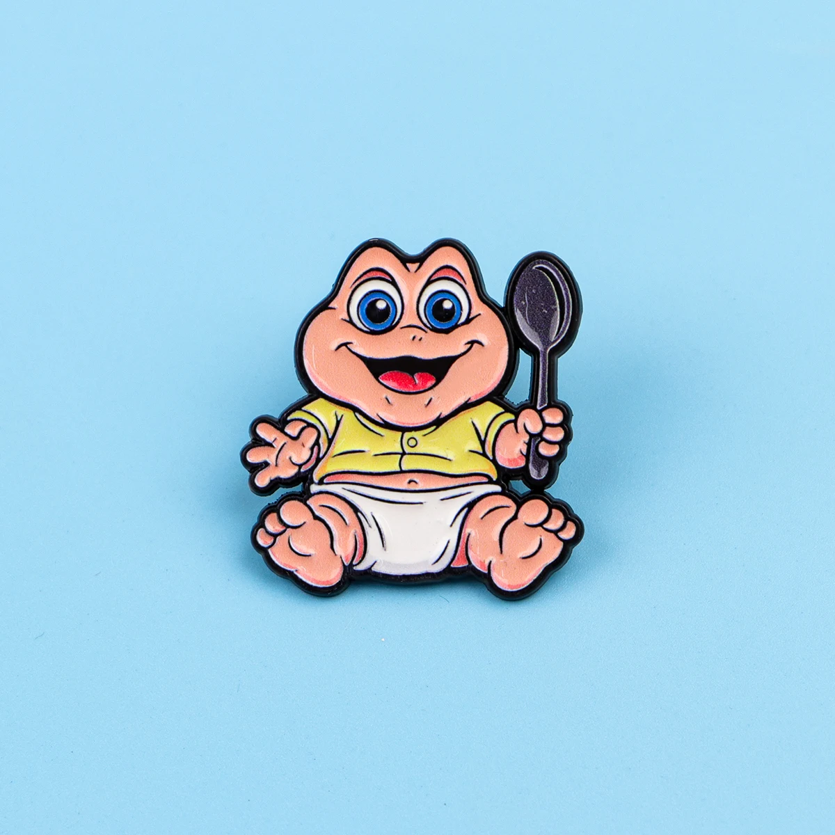 9 Stück niedliche Baby-Emaille-Pins, Cartoon-Broschen für Mäntel, Film-Broschen, Kragen- und Reversnadeln, Metallabzeichen, Schmuckgeschenk für Freunde – Detail 3