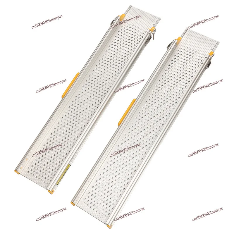 Double track folding barrier-free ramp plate Aluminum alloy ramp staircase Installation-free tread