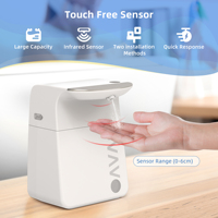 SVAVO Automatic Soap Dispensers Rechargeable Touchless Sensor Smart Washing Hand Machine Liquid Hand Sanitizer Pump Foaming