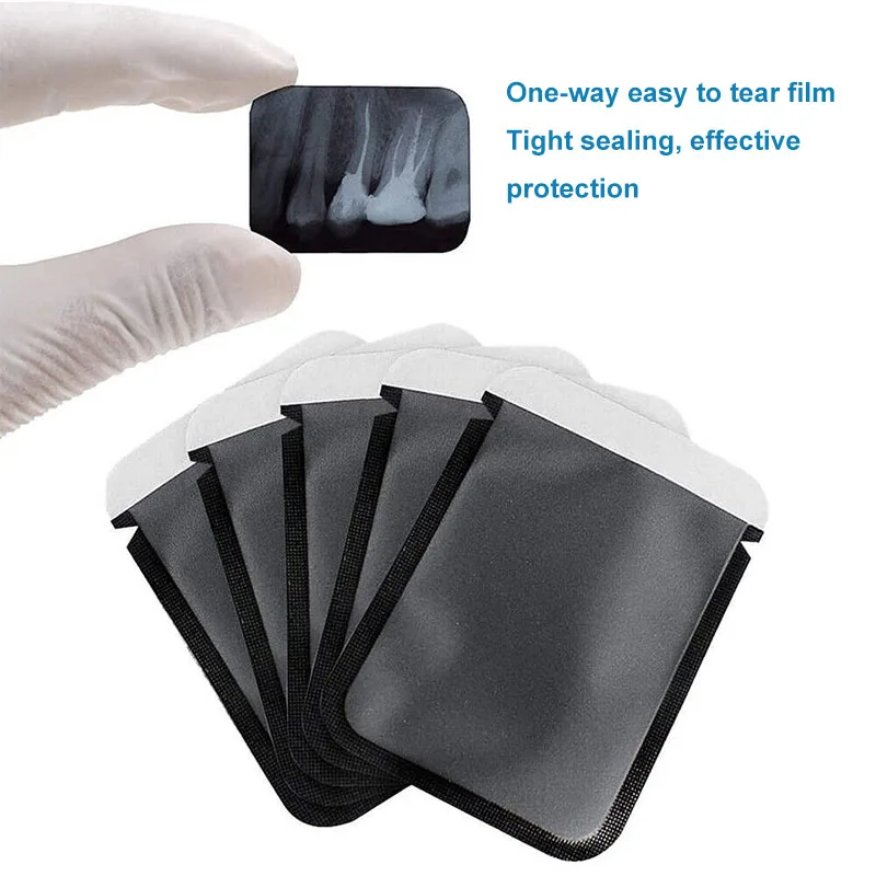 Dental X Ray Barrier Envelopes Disposable Size 0/1/2/3 Protective Pouch Cover Bags For Phosphor Plate Dental Digital Ray Scan X