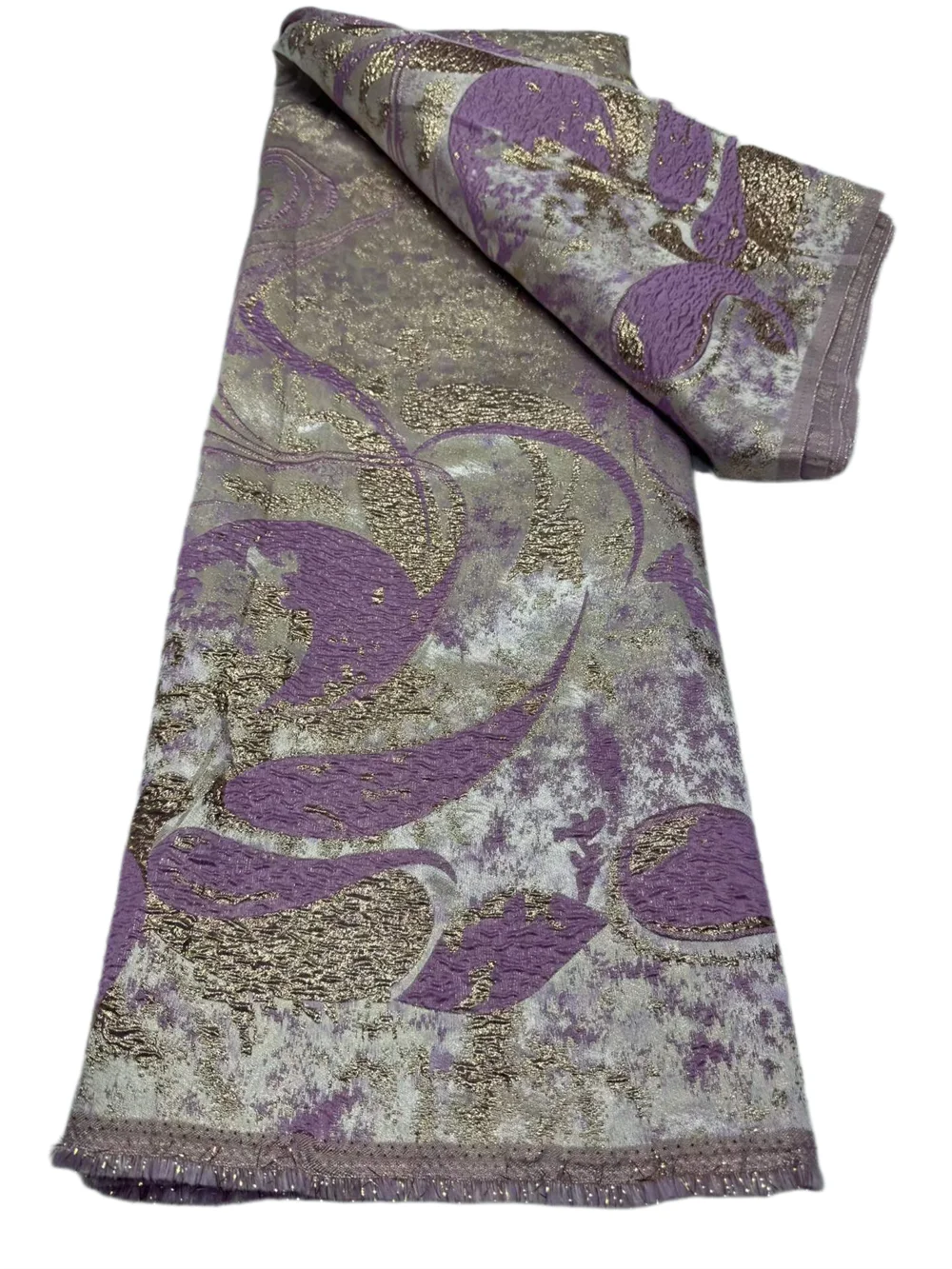 Goedkope, hoogwaardige Afrikaanse organza brokaat kantstof, 5 yards, Franse tule, geschikt voor feestjurken, Nigeriaanse jacquard kant, stof voor het maken van kleding.