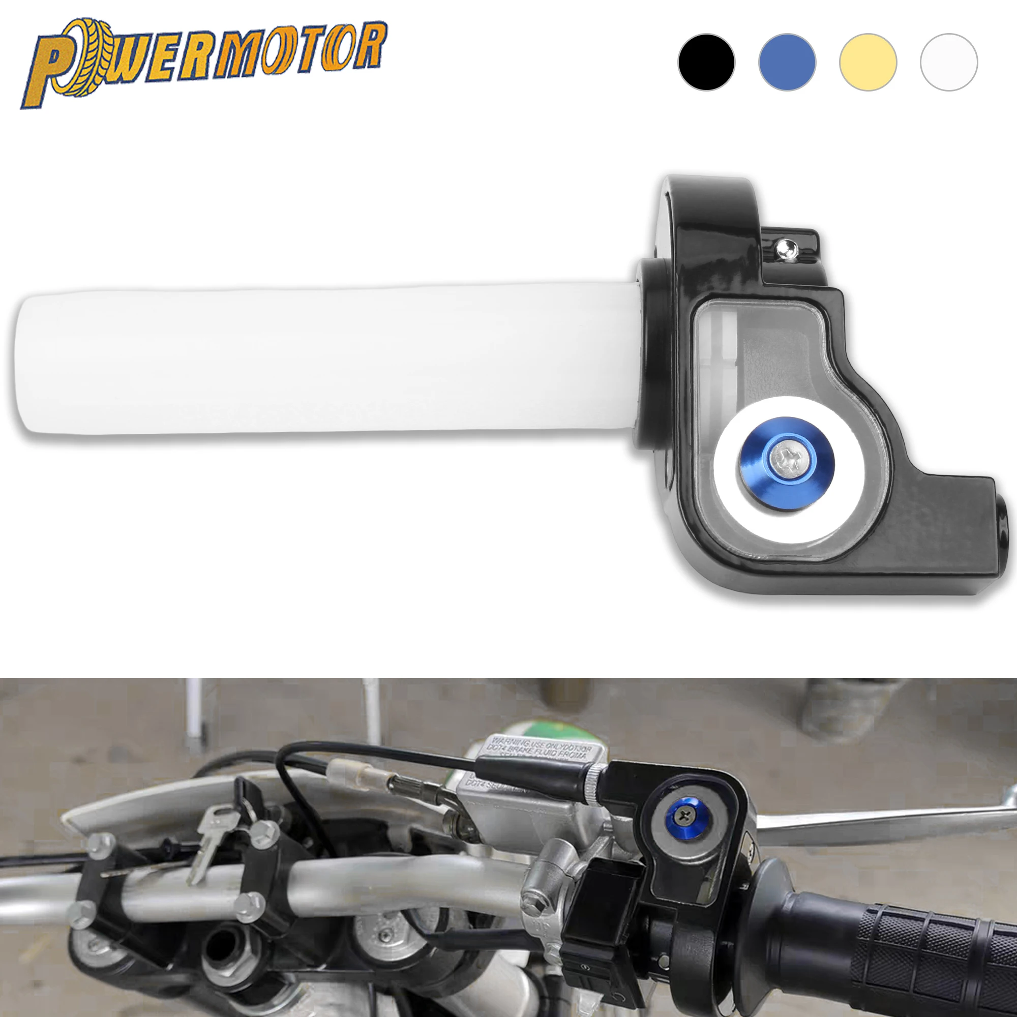 

22MM 7/8" Motorcycle Quick Turn Throttle Grips Settle Twist Gas Throttle Handle Grip For BMW Honda Yamaha ATV DirtBike Modified