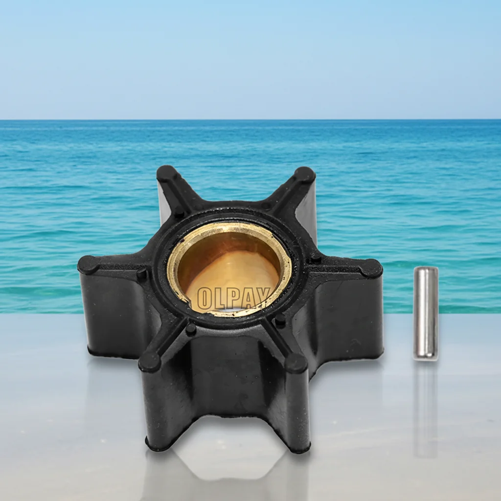 

386084 18-3050 9-45201 500355 Рабочее колесо водяного насоса для лодочных двигателей OMC Johnson Evinrude BRP 8HP 9.9HP 15HP