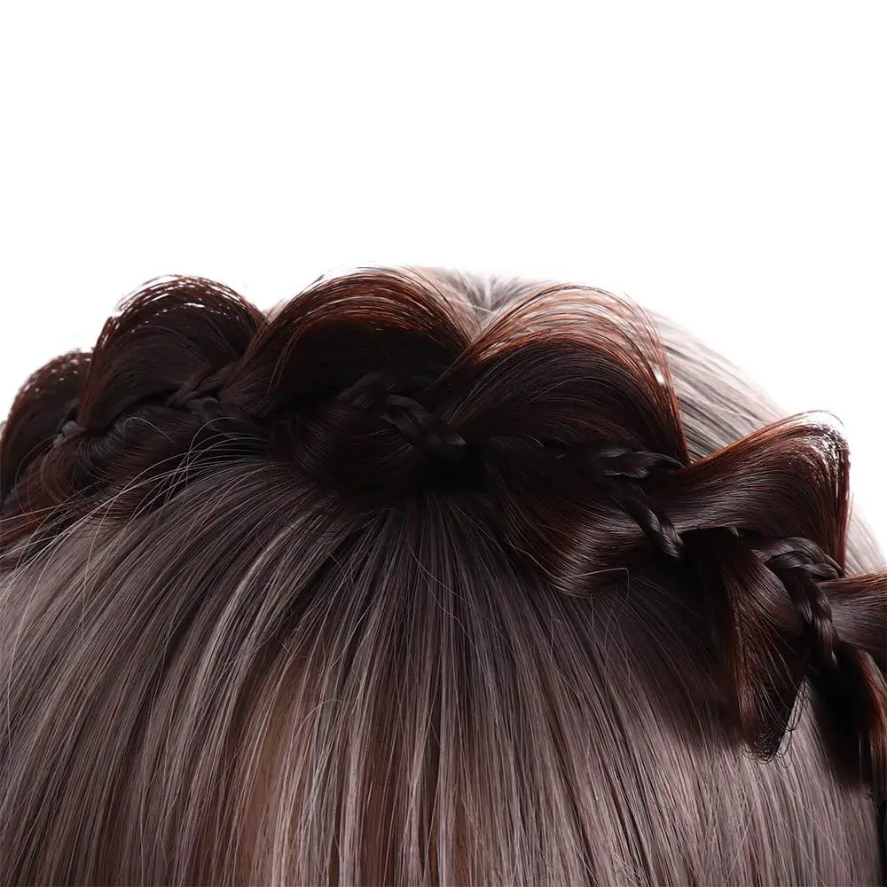 Diadema antideslizante de ala ancha para mujer, diadema trenzada de estilo coreano, diademas femeninas, aro de pelo ancho