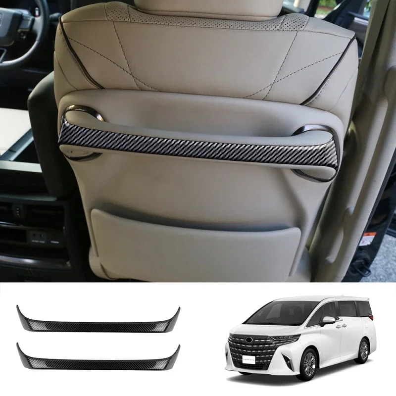 

LHD RHD For Toyota Alphard Vellfire 40 Series 2023 2024 ABS Rear seat handle panle strip back Handshake interior accessories