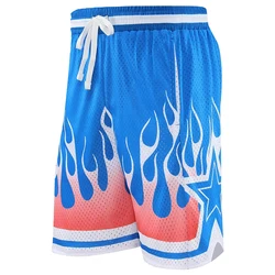 Summer Mesh Basketball Running Shorts Men High Quality Social Elastic Waist Shorts 4 Colors Sport Clothes Training Shorts