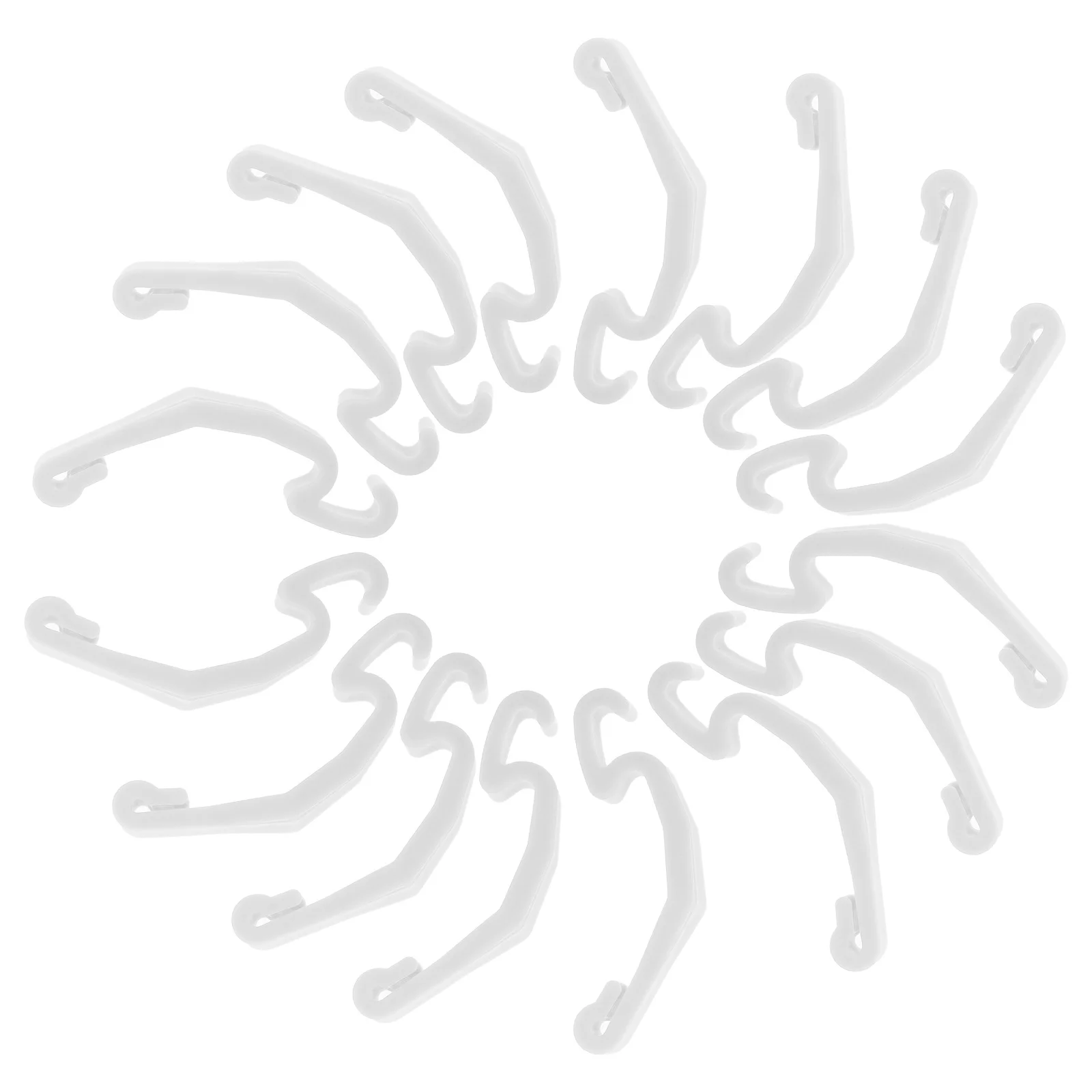 

20pcs Rabbit Door Clamps Hamster Cage Connectors Small Pet Fasteners Wire Buckle Clips For Rabbit Hutch Chicken Cage Side