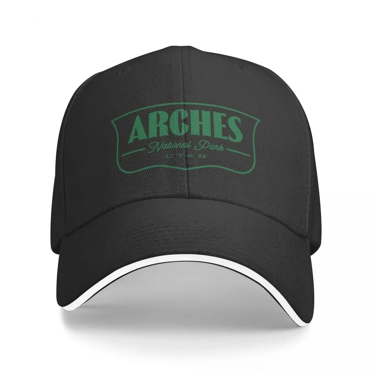 

Arches National Park Shield - Green Baseball Cap Military Cap Man Streetwear Golf Cap Horse Hat For Men Women's