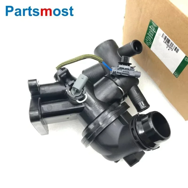 LR105975 JDE40346 LR073694 2.0L Turbo Diesel Coolant Thermostat for Range Rover Evoque 2012- Discovery Sport Jaguar E-Pace 2017