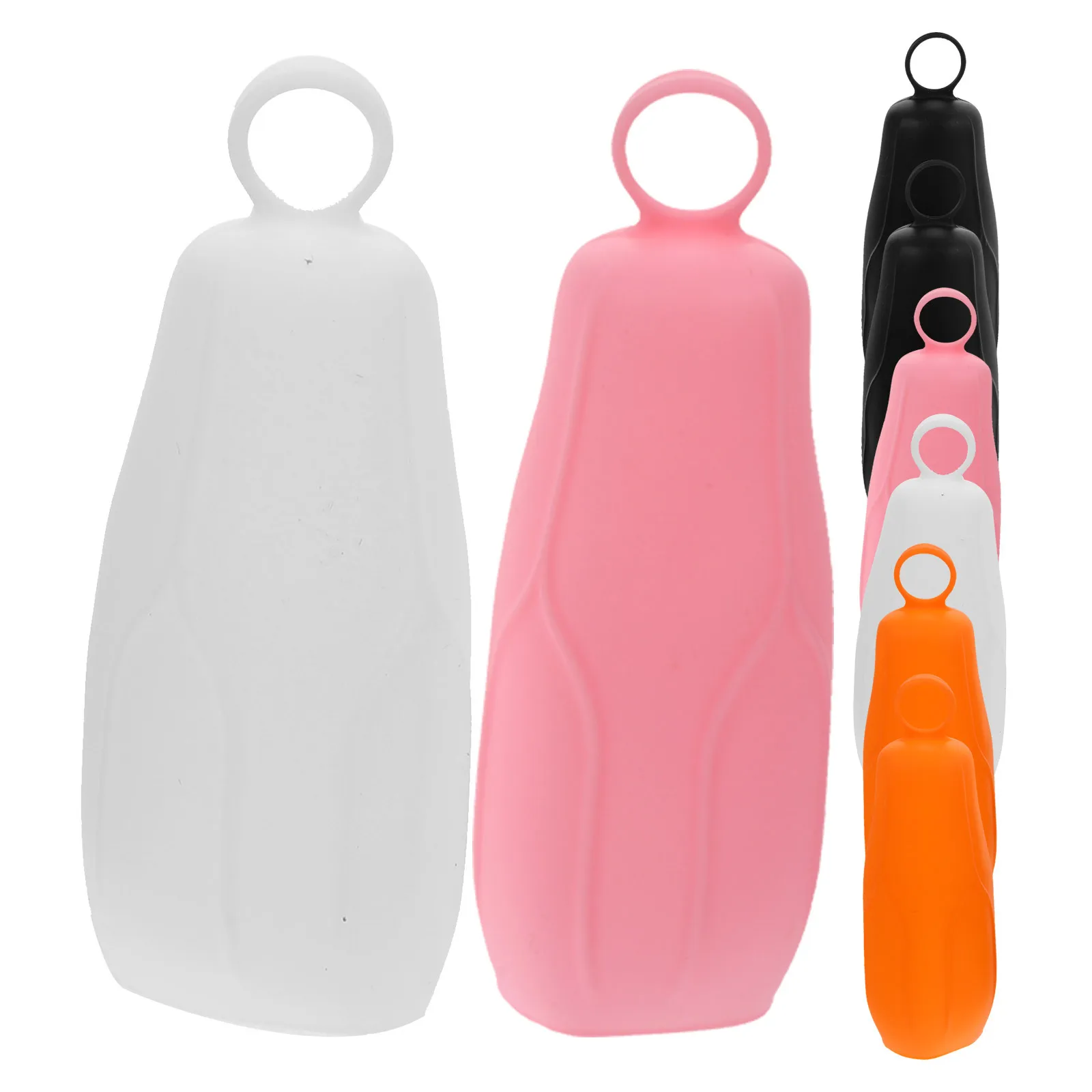 8 stuks siliconen reisfleshoezen lekvrije toiletartikelen container shampoo lotion covers herbruikbare draagbare hervulbare kleine