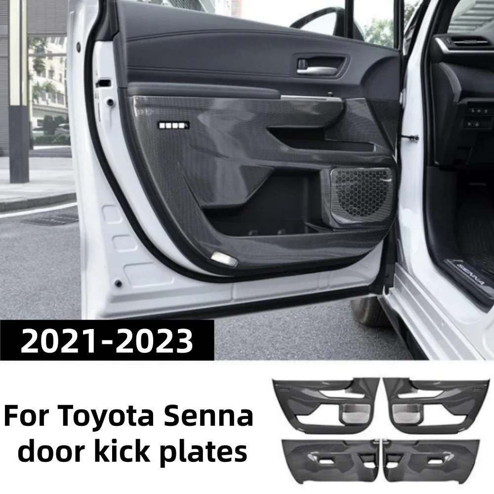 

For Toyota Senna 2021-2023 door protection kick plate