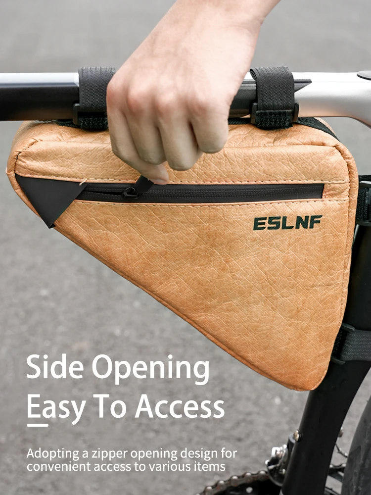 AliExpress ESLNF Eco-Friendly Reusable Bike Frame Bag Toolkit Road Bike MTB Waterproof Triangle Bag for Storage Commuter Riding