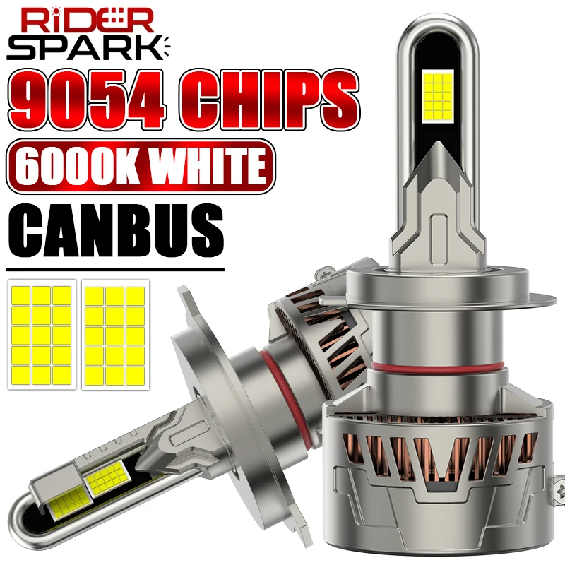 K5C PLUS H7 H11 H1 H4 Led Headlight Bulbs CANbus LED HB3 HB4 Double Copper Tube 9005 9006 9012 880 881 HIR2 Led Light Kits 12V