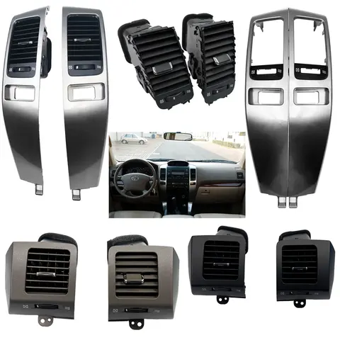 WQLSK for Lexus GX470 Toyota Land Cruiser Prado 120 FJ120 Car A/C Air Conditioner Outlet Frame Vents Plate Panel Accessory