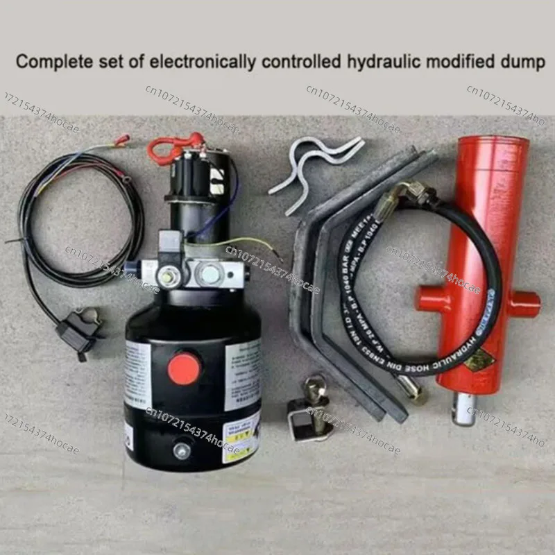 Dump Hydraulic Modification Parts Hydraulic Self Unloading Kit Electric Control Lift  12V-60V