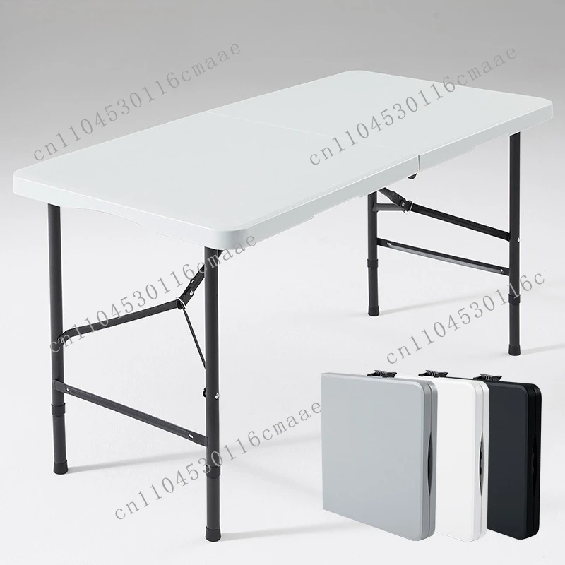 New Portable Lightweight Foldable Rectangular Table, Suitable for Courtyards