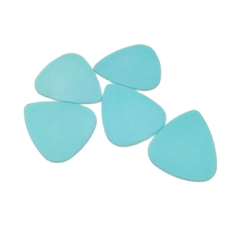 Matt Light Blue Guitar Pick Plectrum, Media Nylon Material, 0.46mm, 0.71mm, 0.96mm Thickness, Drop Shipping, 100Pcs