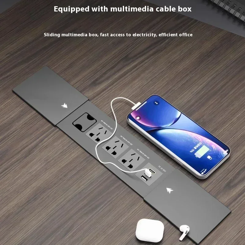 منظم الشحن الذكي للمكتب التنفيذي الاحترافي، حل مكتب التحكم في الحركة المريحة، أثاث Secretaria Executiva