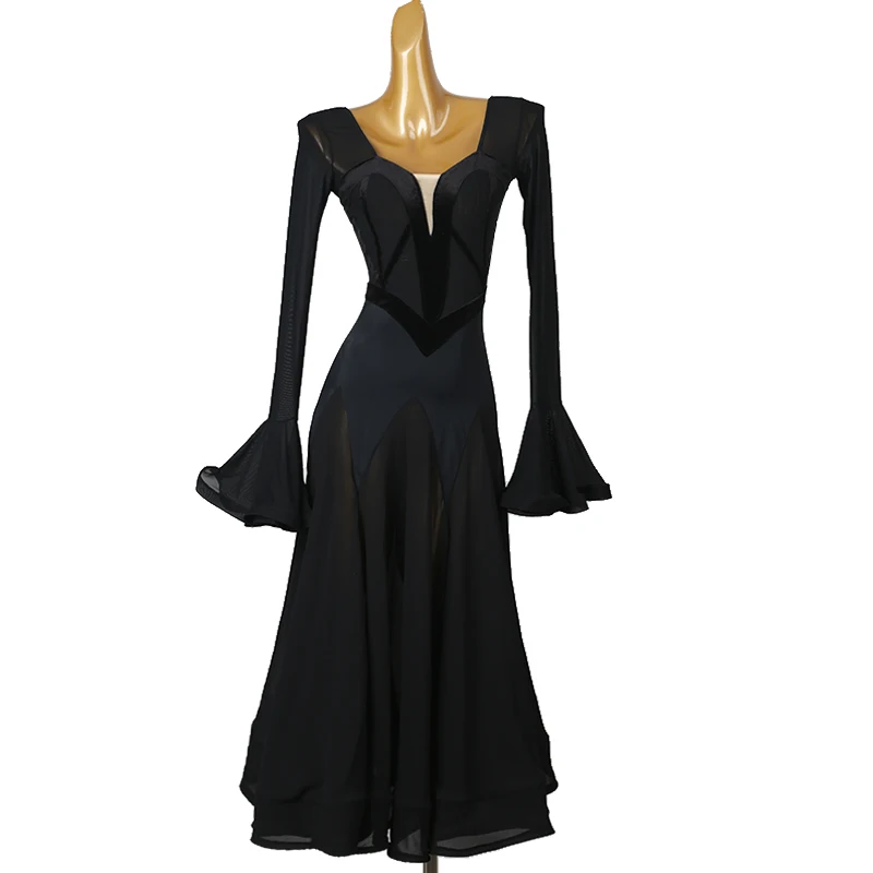 Ballroom Dance Dresses for Women National Standard Waltz Dancing Dress Clothes Big Swing Tango Modern Performance Costumes