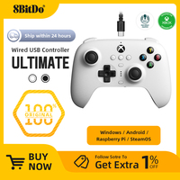 Original 8BitDo Ultimate Wired Controller NEW Hall Joystick Support For  Xbox Series, Series S, X, Xbox One, Windows 10,11 Gamep