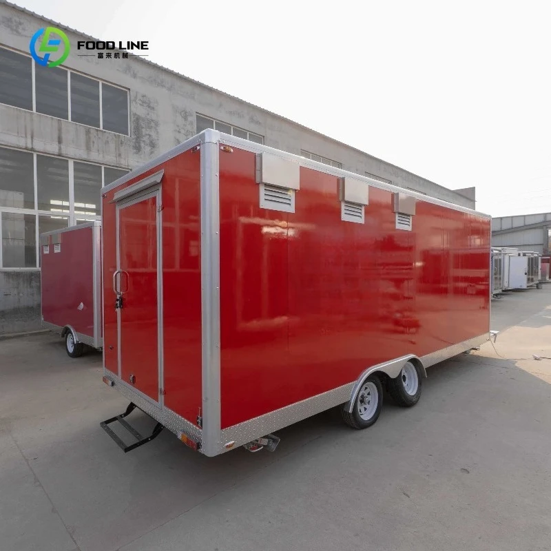 Reboque de comida personalizado de 18 pés EUA DOT Fast Food Concession Catering Preço de fábrica totalmente equipado
