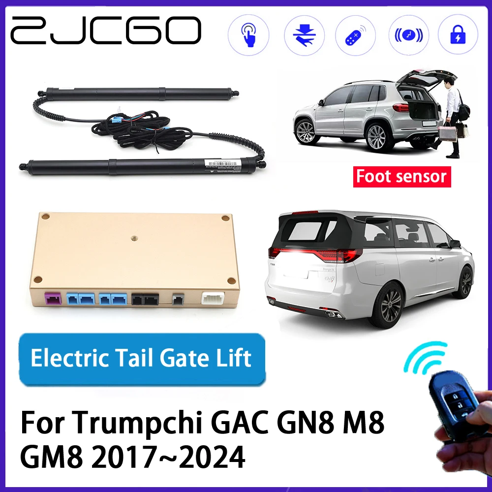 

ZJCGO Car Auto Trunk intelligent Electric Tail Gate Lift Automatic Tailgate Opener for Trumpchi GAC GN8 M8 GM8 2017~2024