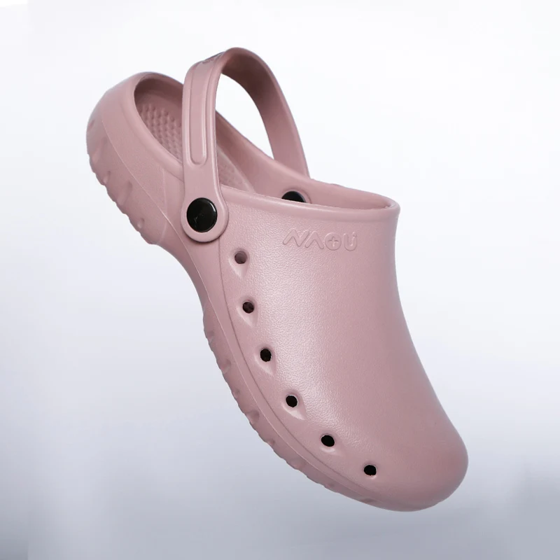 Nurses Slippers Medical Shoes Anti-slip Protective Clogs Operating Room Lab Slippers Chef Work Flat Clog Hospital Foot Wear X09
