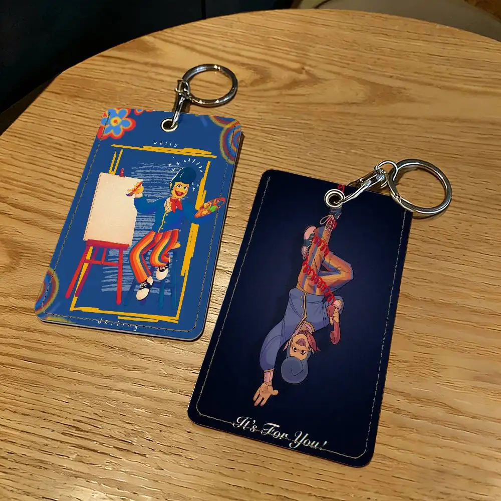 

Game Welcome Home Wally Darling Card Holder Keychain Key Ring Door Lock Access Protective Case For Security Gift