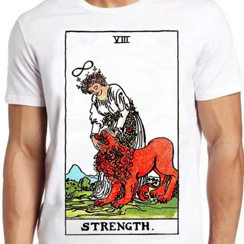 التارو سطح السفينة قوة بطاقة الطاقة أفضل بائع ريترو مضحك محاكاة ساخرة تي شيرت 1