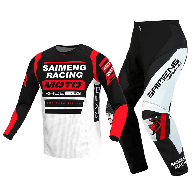 Motocross Gear Set para crianças, Dirt Bike, terno de corrida, Downhill Jersey, calças Kits, motocicleta, Off-Road, MX, BTT, meninos, meninas,