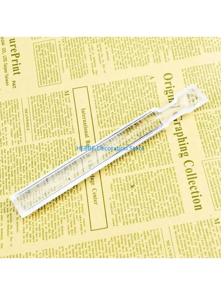 B0KC Bar Magnifier Portable Ruler for Reading Small Prints & Document