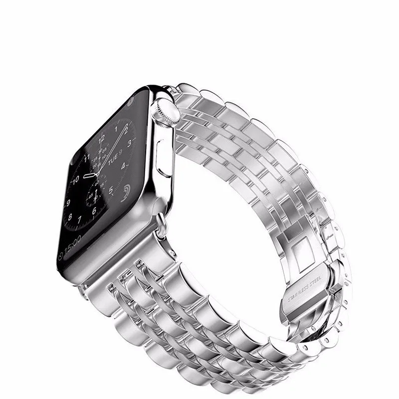 애플 워치 밴드용 스테인레스 스틸 스트랩, 49mm, 46mm, 42mm, 45mm, 41mm, 44mm, 40mm, 금속 팔찌, iWatch 시리즈 10 울트라 9 8 7 6 5 SE