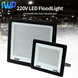 High Brightness LED Floodlight, IP66 impermeável luz de inundação para jardim, pátio, rua, iluminação exterior, 220V, 50W, 100W, 150W, 200W, 300W