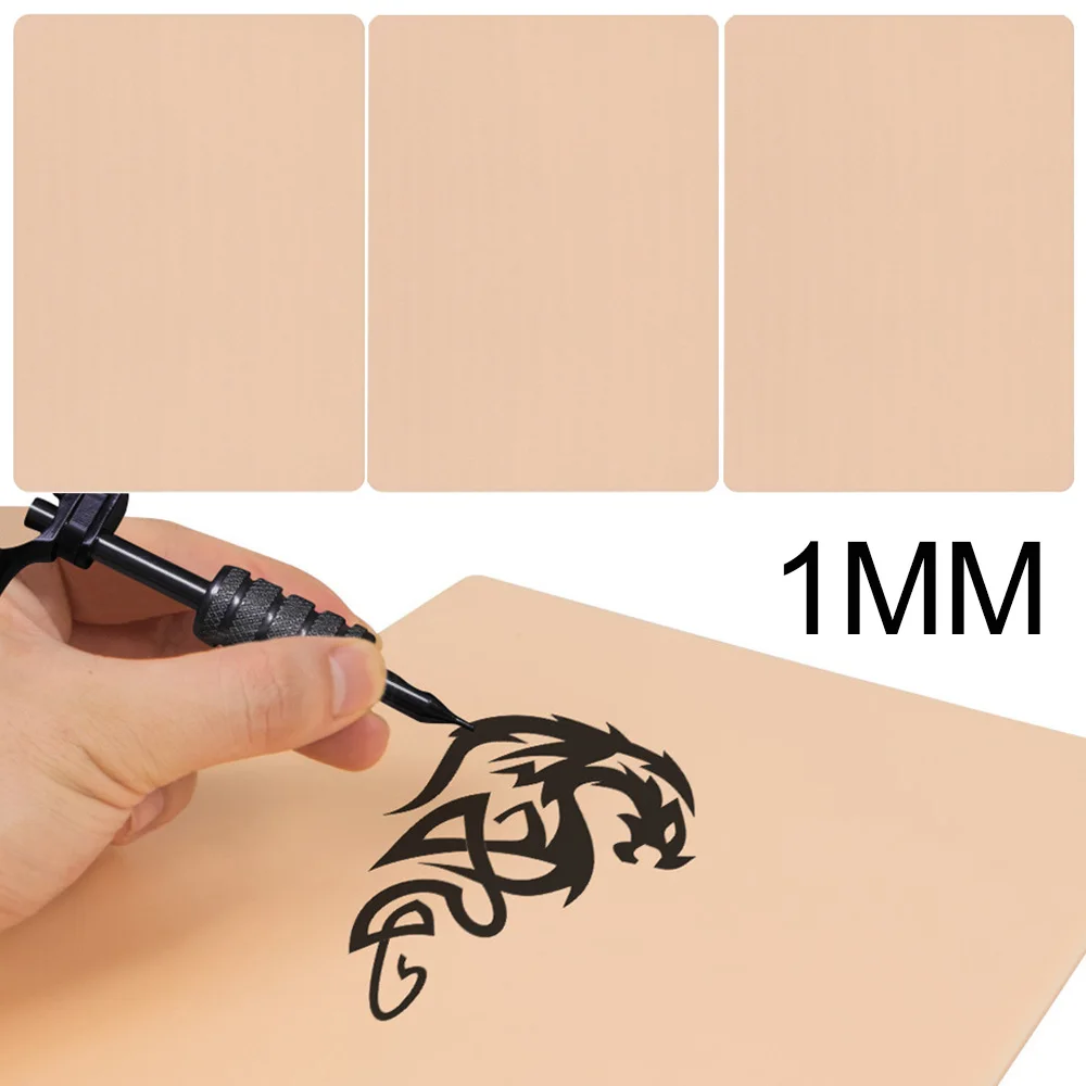 

5/10/30pcs Tattoo Practice Skin Silicone Double Sides Fake Skins For Tattooing and Microblading Eyebrow Beginner Tools