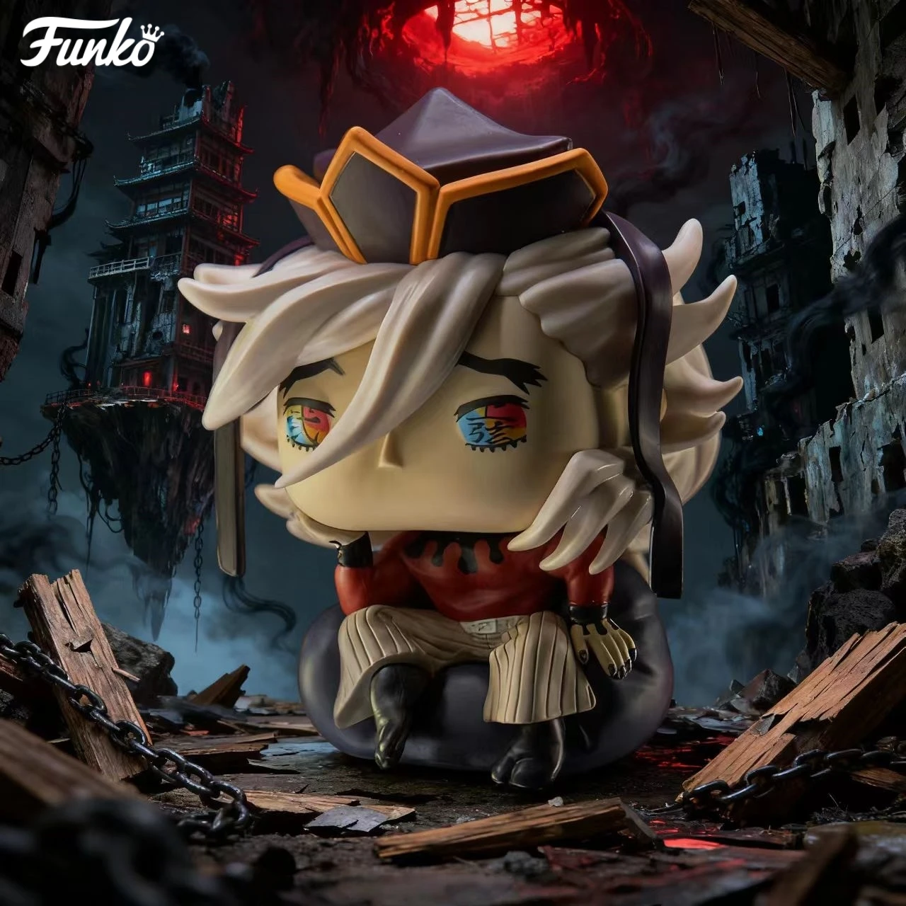 

Demon Slayer: Kimetsu no Yaiba Doma # Фигурка Funko Pop, оригинальная ограниченная серия 2044, коллекционные декоративные фигурки, подарок для фанатов игрушек