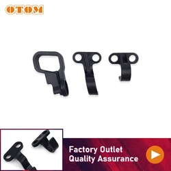 OTOM 오토바이 전방 및 후방 브레이크 호스 거치대 가이드 더트 바이크 오일 튜브 고정 클램프, 야마하 YZ250F YZ450F YZ450FX WR250F YZ용