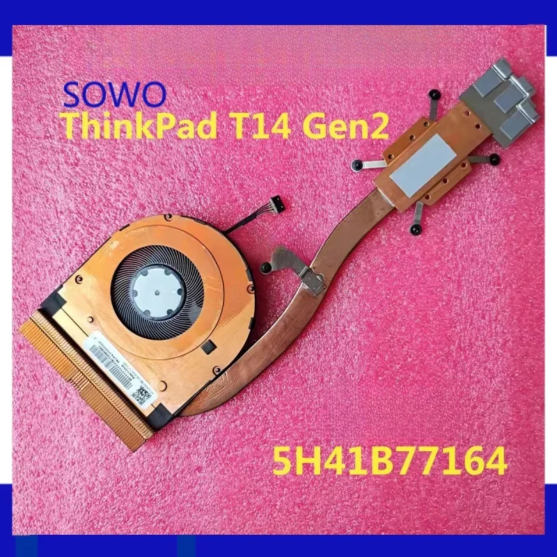 5h41b77164 5h40x89428 new CPU cooling fan heatsink for Lenovo ThinkPad T14 Gen2 p14s Gen 2 ht4b0