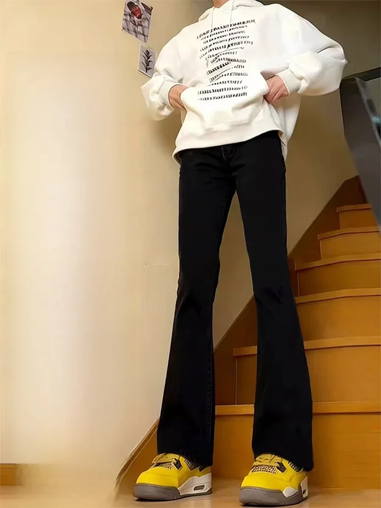 

Мужские джинсы Bla Bell Bot Soft, осенне-зимние, в американском стиле High Street, укороченные, прямые, с эффектом увеличения роста...