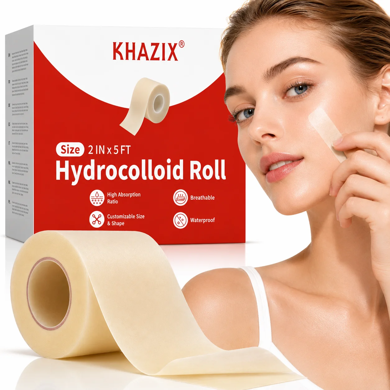 Skincare China - Hydrocolloid Pimple Patch Roll Transparent Acne